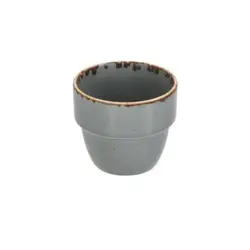 Кружка (без ручки), Porland, Seasons Dark Grey, 130 мл