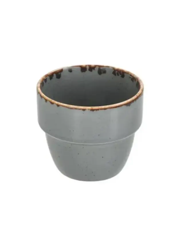 Кружка (без ручки), Porland, Seasons Dark Grey, 200 мл