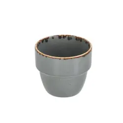 Кружка (без ручки), Porland, Seasons Dark Grey, 200 мл