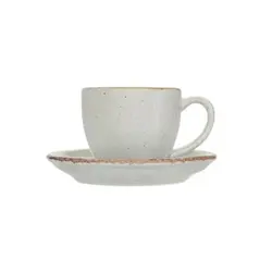 Чашка кофейная, Porland, Seasons Grey, 90 мл (к блюдцу 128612)