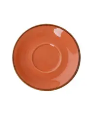 Блюдце для чашки кофейной, Porland, Seasons Orange, 12 см, к чашке 318309