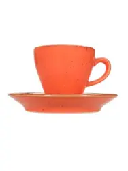 Чашка кофейная, Porland, Seasons Orange, 70 мл, к блюдцу 12OT12