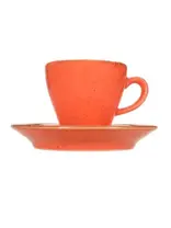 Чашка кофейная, Porland, Seasons Orange, 70 мл, к блюдцу 12OT12