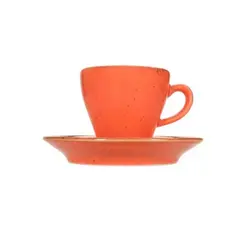 Чашка кофейная, Porland, Seasons Orange, 70 мл, к блюдцу 12OT12
