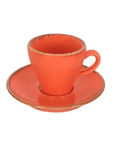 Чашка кофейная, Porland, Seasons Orange, 70 мл, к блюдцу 12OT12