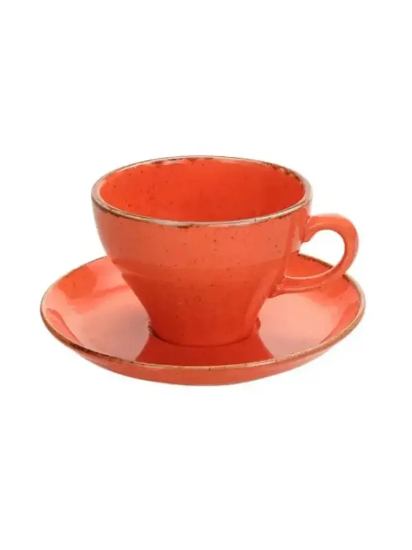 Чашка чайная, Porland, Seasons Orange, 365 мл, к блюдцу 138117