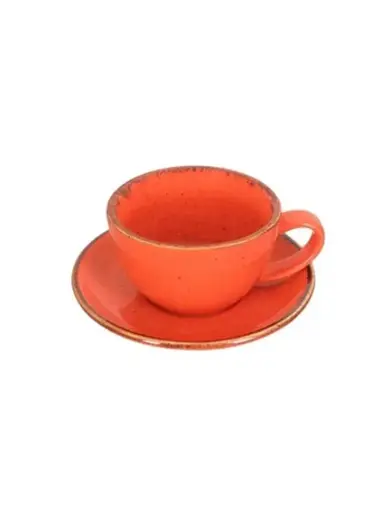 Чашка чайная, Porland, Seasons Orange, 200 мл, к блюдцу 138614