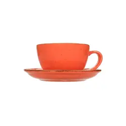 Чашка чайная, Porland, Seasons Orange, 280 мл, к блюдцу 138615