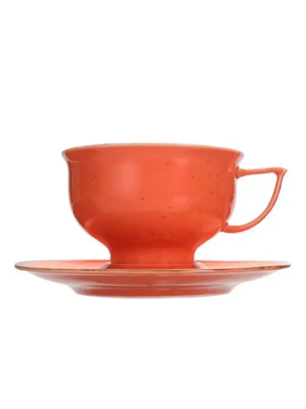 Чашка чайная, Porland, Seasons Orange, 210 мл, к блюдцу 13CA15