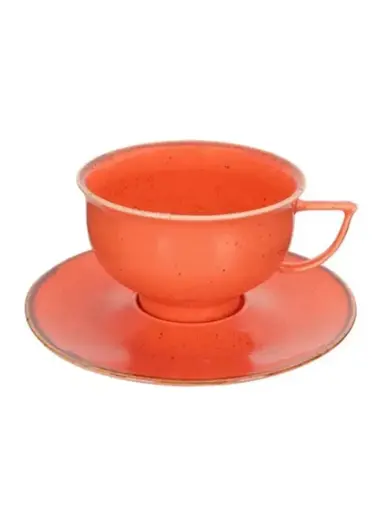 Чашка чайная, Porland, Seasons Orange, 210 мл, к блюдцу 13CA15