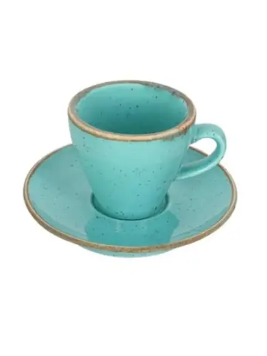 Чашка кофейная, Porland, Seasons Turquoise, 70 мл, к блюдцу 12OT12