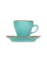 Чашка кофейная, Porland, Seasons Turquoise, 70 мл, к блюдцу 12OT12