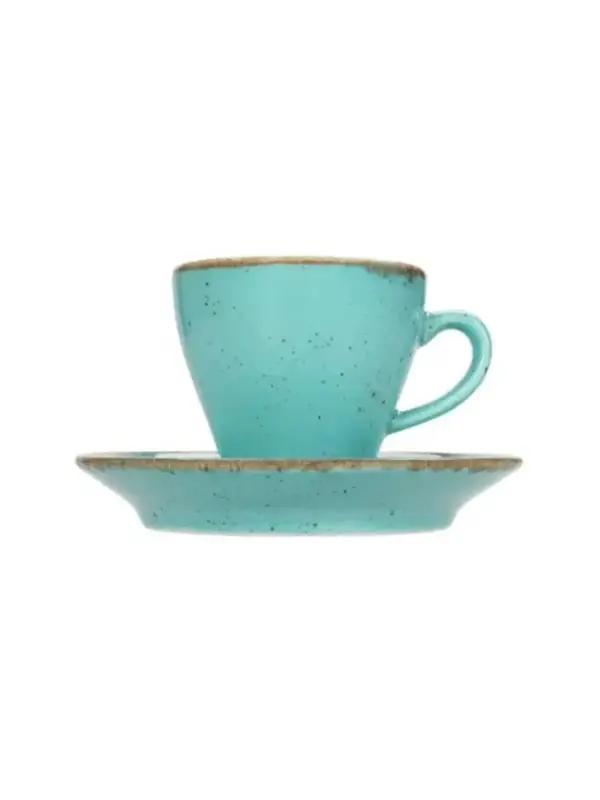 Чашка кофейная, Porland, Seasons Turquoise, 70 мл, к блюдцу 12OT12