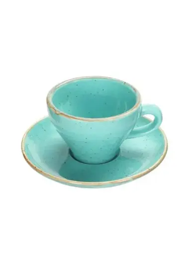 Чашка кофейная, Porland, Seasons Turquoise, 100 мл, к блюдцу 128114