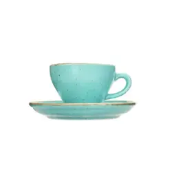 Чашка кофейная, Porland, Seasons Turquoise, 100 мл, к блюдцу 128114
