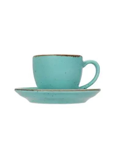 Чашка кофейная, Porland, Seasons Turquoise, 90 мл, к блюдцу 128612