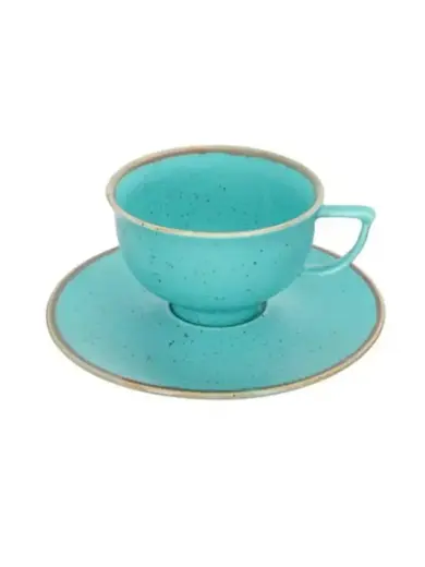 Чашка кофейная, Porland, Seasons Turquoise, 95 мл, к блюдцу 12CA12