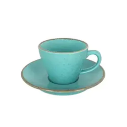 Чашка чайная, Porland, Seasons Turquoise, 175 мл, к блюдцу 13OT16