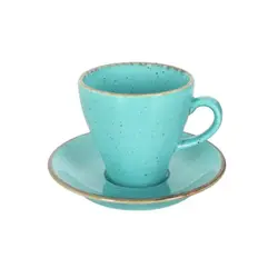 Чашка чайная, Porland, Seasons Turquoise, 300 мл, к блюдцу 13OT16