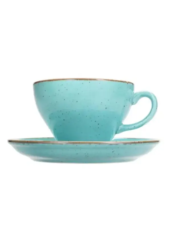 Чашка чайная, Porland, Seasons Turquoise, 365 мл, к блюдцу 138117