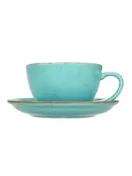 Чашка чайная, Porland, Seasons Turquoise, 200 мл, к блюдцу 138614