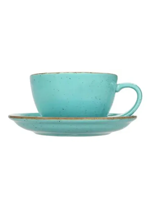 Чашка чайная, Porland, Seasons Turquoise, 200 мл, к блюдцу 138614