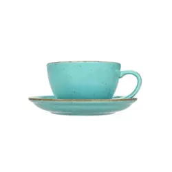 Чашка чайная, Porland, Seasons Turquoise, 200 мл, к блюдцу 138614