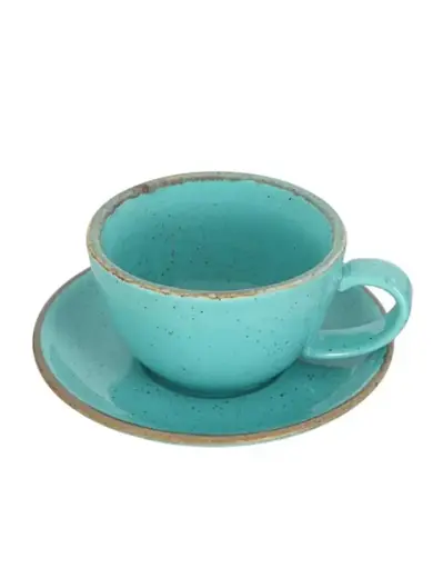 Чашка чайная, Porland, Seasons Turquoise, 280 мл, к блюдцу 138615
