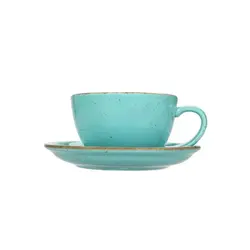 Чашка чайная, Porland, Seasons Turquoise, 280 мл, к блюдцу 138615