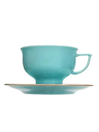 Чашка чайная, Porland, Seasons Turquoise, 210 мл, к блюдцу 13CA15
