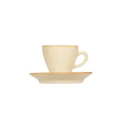 Чашка кофейная, Porland, Seasons Yelow, 70 мл, к блюдцу 12OT12