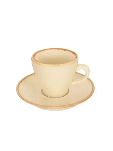 Чашка кофейная, Porland, Seasons Yelow, 70 мл, к блюдцу 12OT12