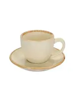 Чашка кофейная, Porland, Seasons Yelow, 90 мл, к блюдцу 128612