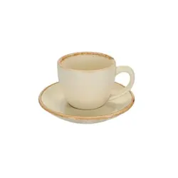 Чашка кофейная, Porland, Seasons Yelow, 90 мл, к блюдцу 128612