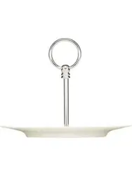 Этажерка с тарелкой 1 ярус, Bauscher, Purity, 22.5х17 см