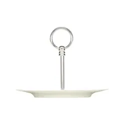 Этажерка с тарелкой 1 ярус, Bauscher, Purity, 22.5х17 см