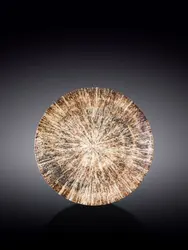 Тарелка круглая, Wilmax, Radiance Brown, 17 см