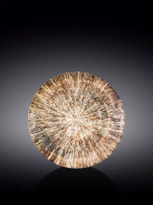 Тарелка круглая, Wilmax, Radiance Brown, 17 см