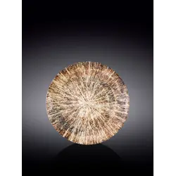 Тарелка круглая, Wilmax, Radiance Brown, 17 см