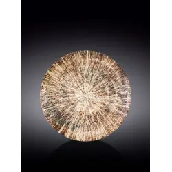 Тарелка круглая, Wilmax, Radiance Brown, 21 см