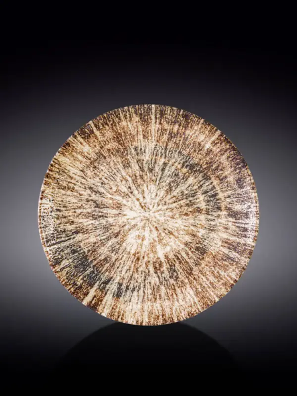 Тарелка круглая, Wilmax, Radiance Brown, 23 см