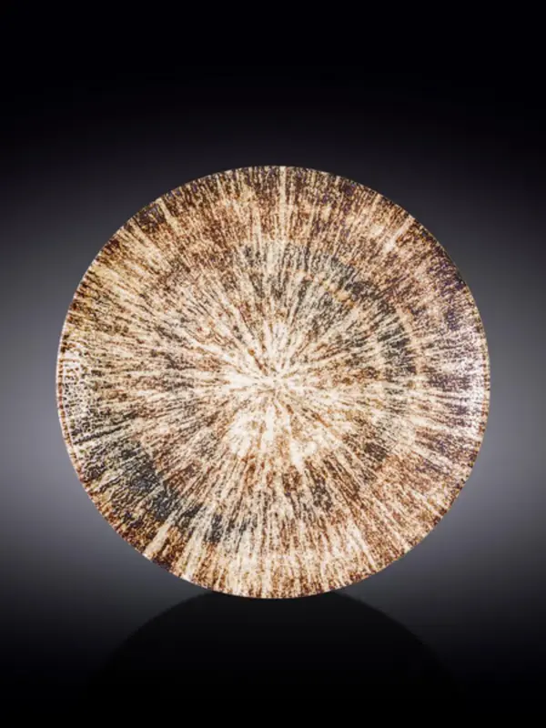 Тарелка круглая, Wilmax, Radiance Brown, 25 см