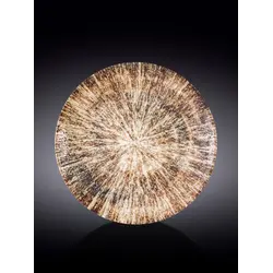 Тарелка круглая, Wilmax, Radiance Brown, 25 см