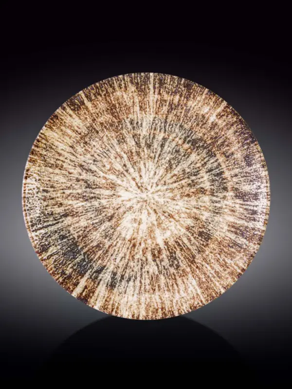 Тарелка круглая, Wilmax, Radiance Brown, 27 см