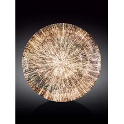 Тарелка круглая, Wilmax, Radiance Brown, 27 см