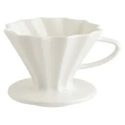 Чашка-воронка 250 мл. d=110 мм. h=90 мм. для заваривания кофе Белый, форма Ро Bonna /1/6/