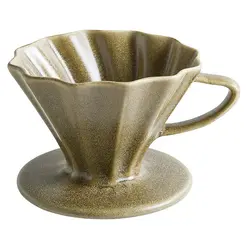 Чашка-воронка 250 мл. d=110 мм. h=90 мм. для заваривания кофе Мокрый песок, форма Ро Bonna /1/6/