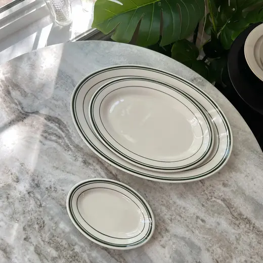 Овальное блюдо, Tuxton, Green Bay, 38.8 см