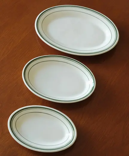 Овальное блюдо, Tuxton, Green Bay, 21.1 см