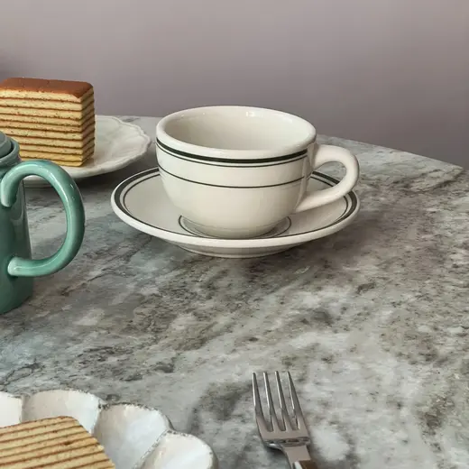 Блюдце, Tuxton, Green Bay, 17 см, под чашку 300 мл